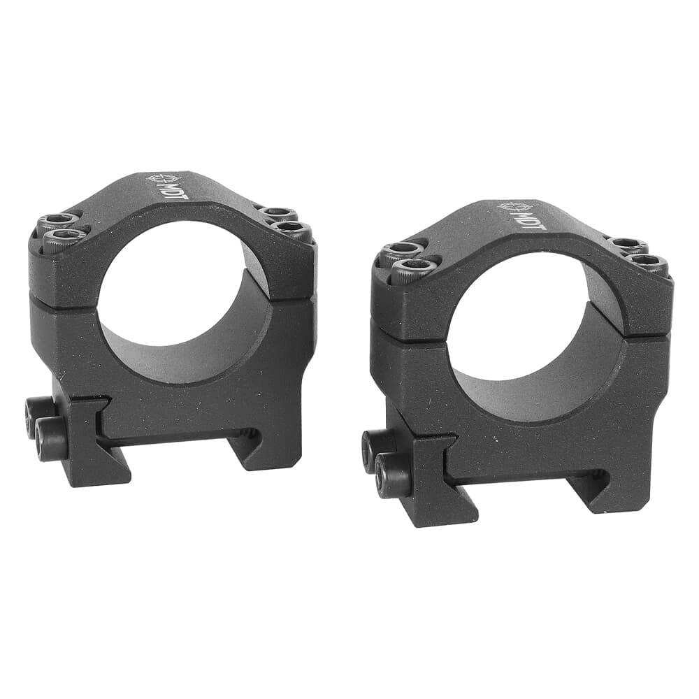 MDT Premier 25.44mm 0.820&quot; Low Blk Scope Rings 103342-BLK
