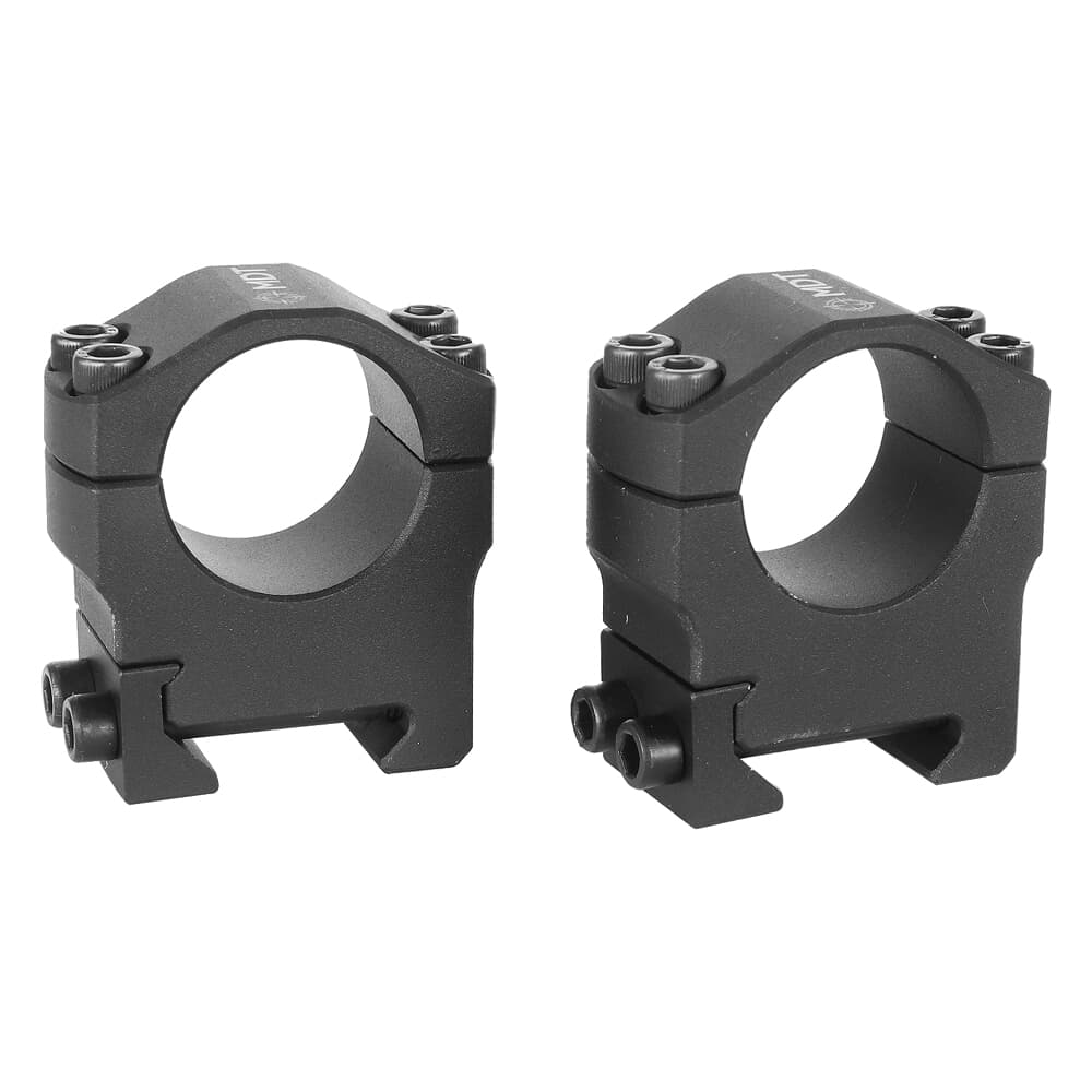 MDT Premier 25.44mm 1.00&quot; Medium Blk Scope Rings 103343-BLK