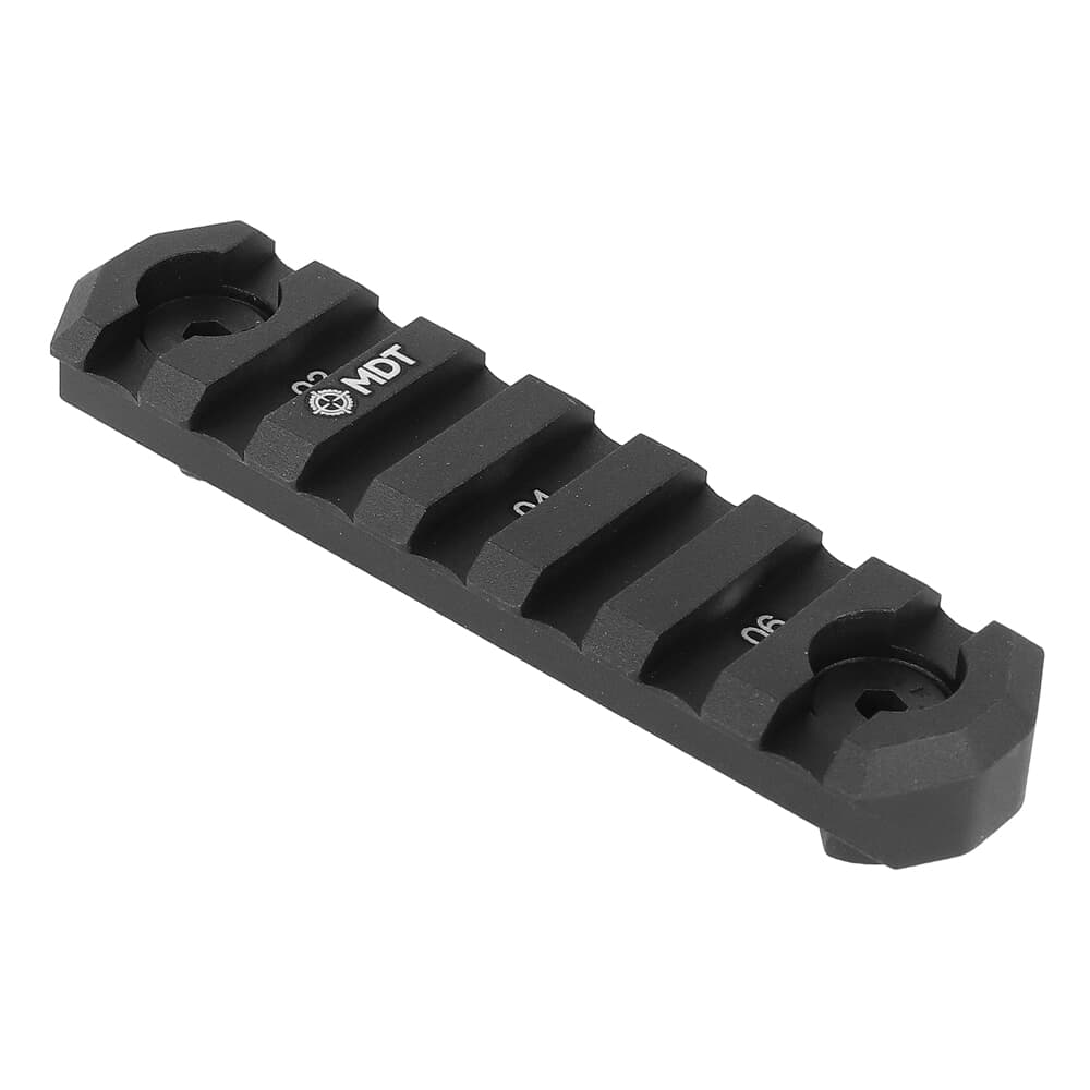 MDT M LOK 3.15&quot; 7 Slots Blk Picatinny Rail 103454-BLK