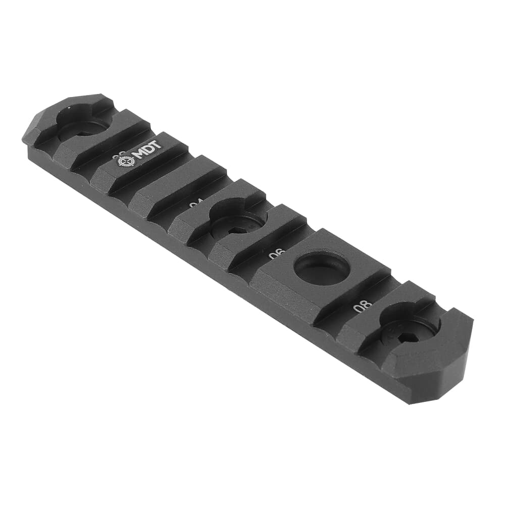 MDT M LOK 4.0&quot; 8 Slots Blk Picatinny Rail 103455-BLK
