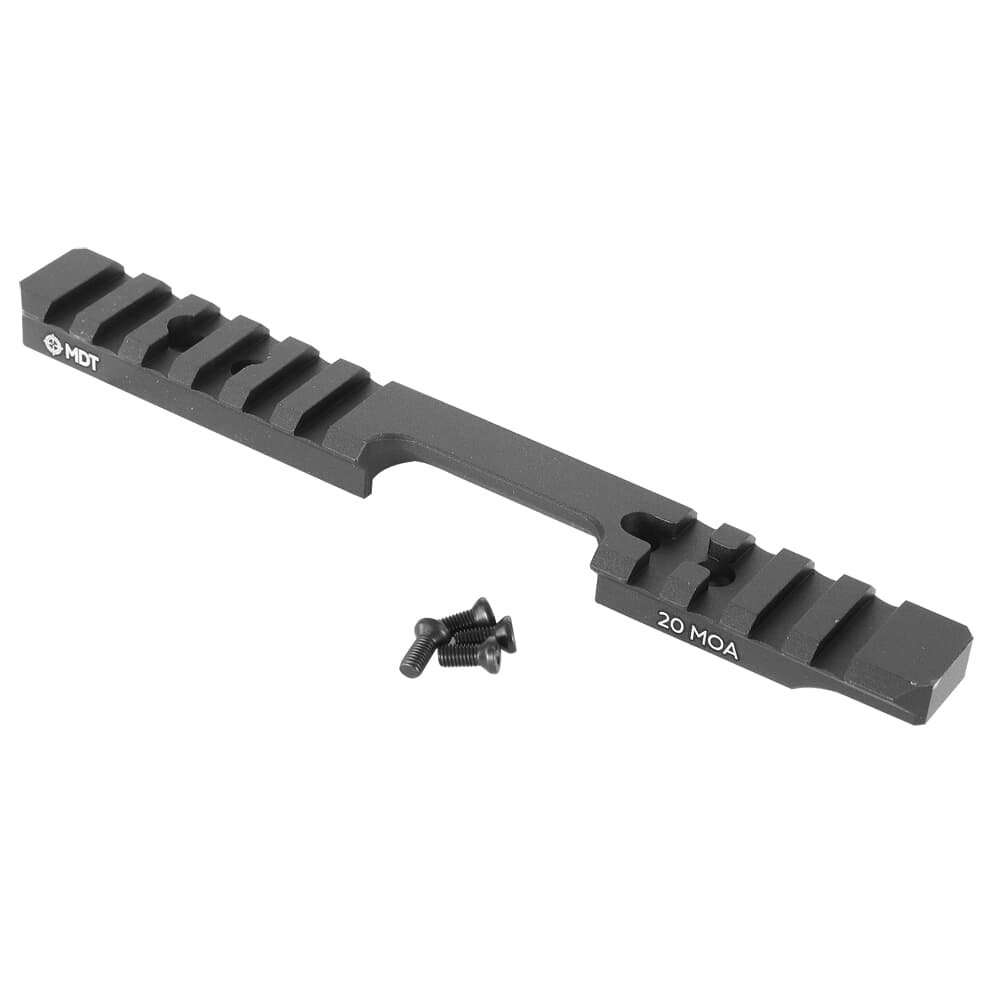 MDT 20 MOA Anschutz Model 1712 Blk Picatinny Scope Base 103563-BLK