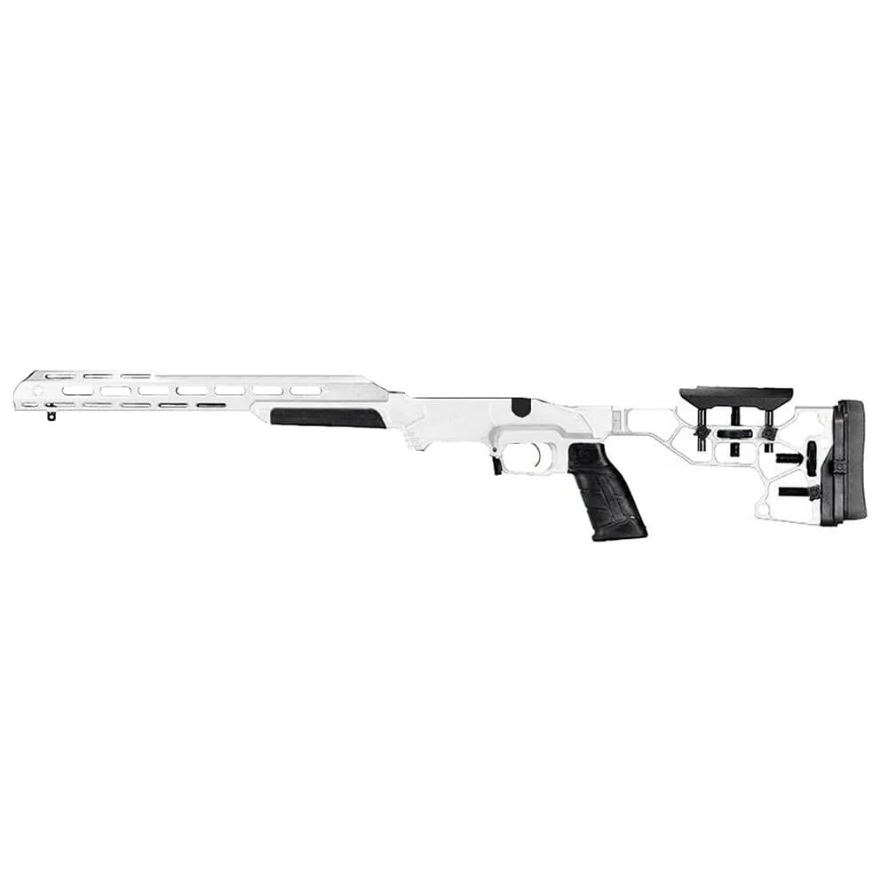 MDT ESS System Tikka T3 LA LH Wht Chassis 104629-WHT