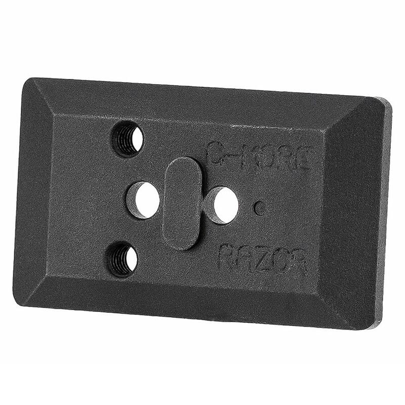 MDT C More Red Dot Adapter Plate for Scope Ring Cap Blk 105021-BLK