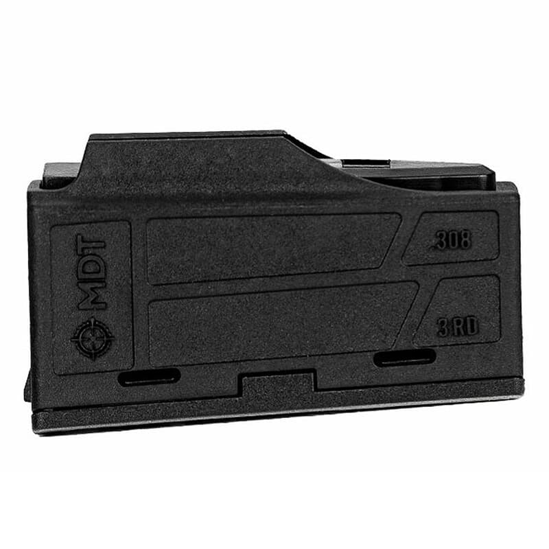 MDT SA .308 Cal Flush Mount 3rd Blk Polymer Magazine 105089-BLK