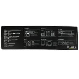MDT Multi-Product Vulcanized Rubber Bench Mat 107247-BLK