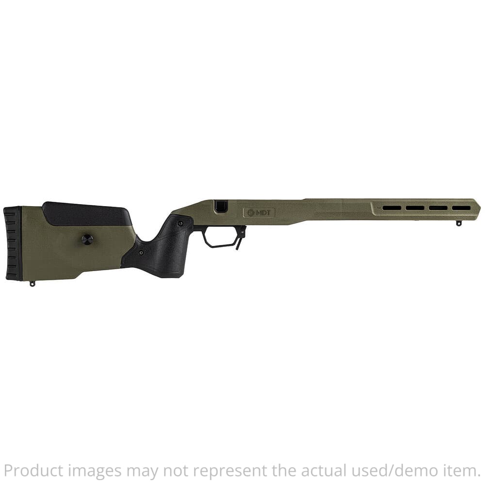 MDT USED Field Stock Tikka T3x LA RH OD Green Chassis 108675-ODG - Minor Scratches Inlet USED7646