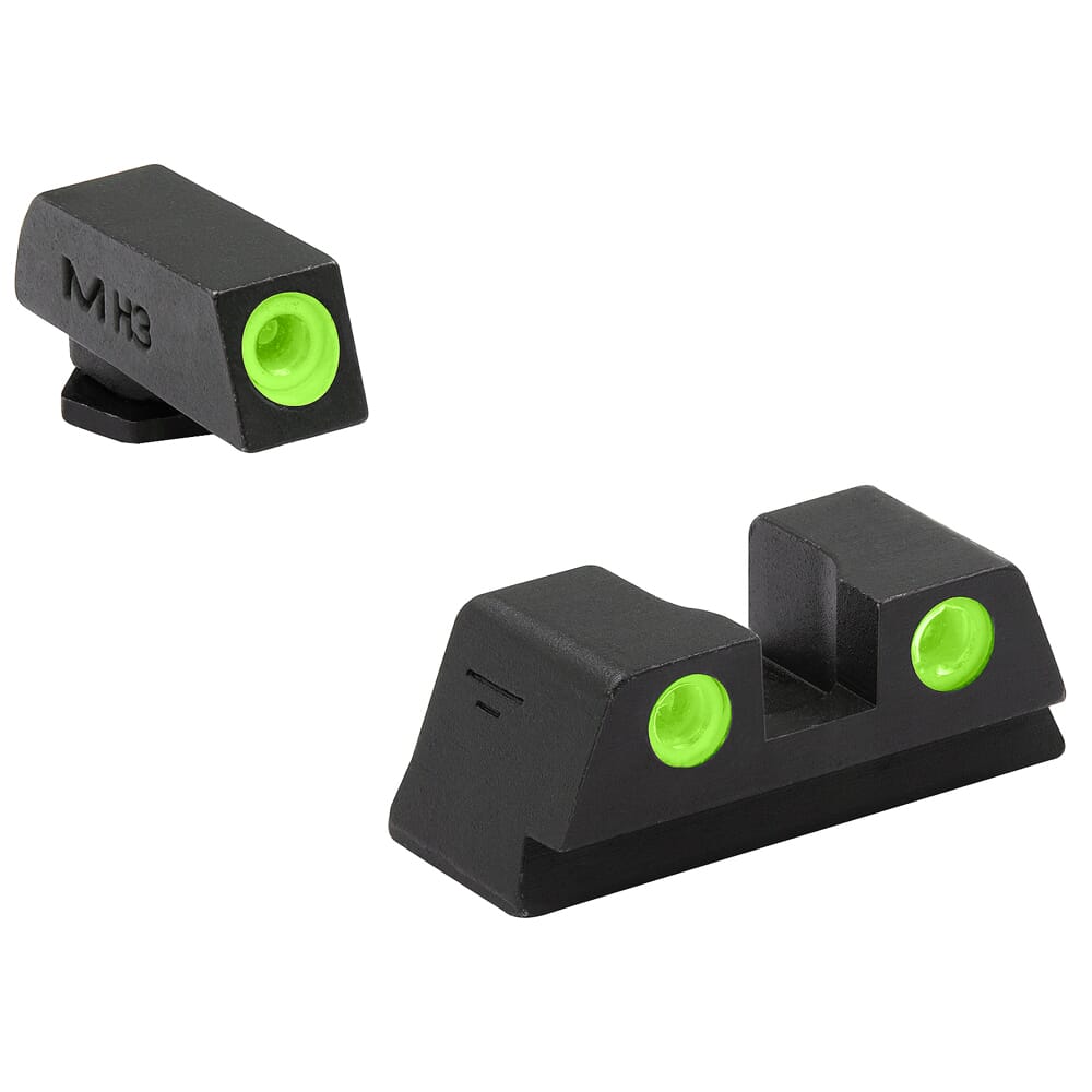 Meprolight Tru-Dot Glock 42, 43, 43X, 48 Green/Green Fixed Pistol Sight Set 102203131