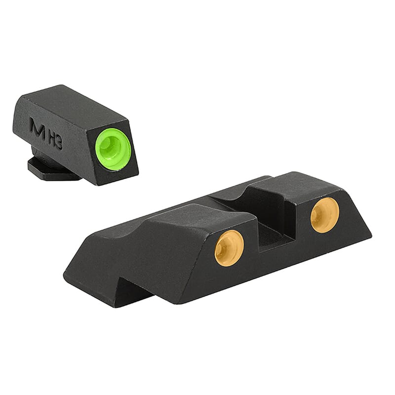 Meprolight Tru-Dot Glock 26, 27 Green/Orange Fixed Pistol Sight Set 102263301