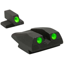 Meprolight Tru-Dot FN 9mm/.40SW FNX/FNS Fixed Green Rear/Front Tritium Illum Pistol Sight Set 108883101