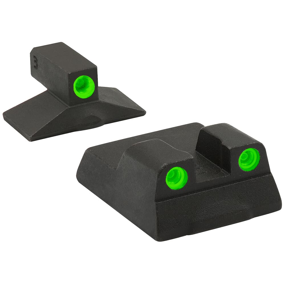 Meprolight Tru-Dot H&amp;K P7M8/M10 (Not PSP) Fixed Green Rear/Front Tritium Illum Pistol Sight Set 0115153101