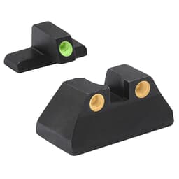 Meprolight Tru-Dot H&K 9mm/.40SW/.45ACP USP FS Fixed Orange Rear/Front Tritium Illum Pistol Sight Set 0115163301