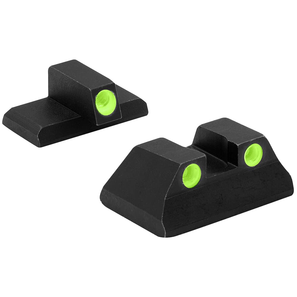 Meprolight Tru-Dot H&amp;K P2000/P2000 SK Fixed Green Rear/Front Tritium Illum Pistol Sight Set 0115193101
