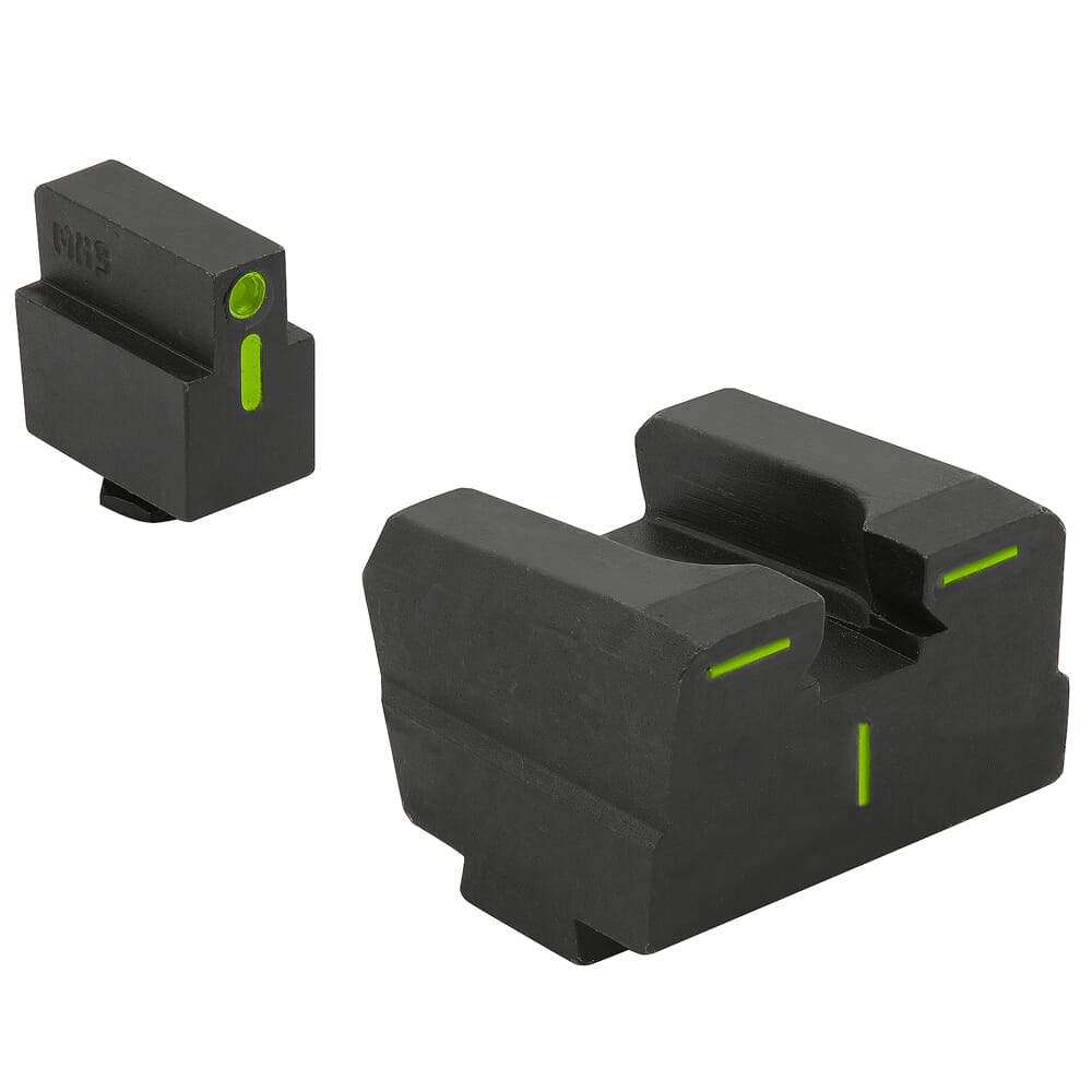 Meprolight Tru-Dot Glock (All Models) Green/Green R4E Suppressor Pistol Sight Set 122243191