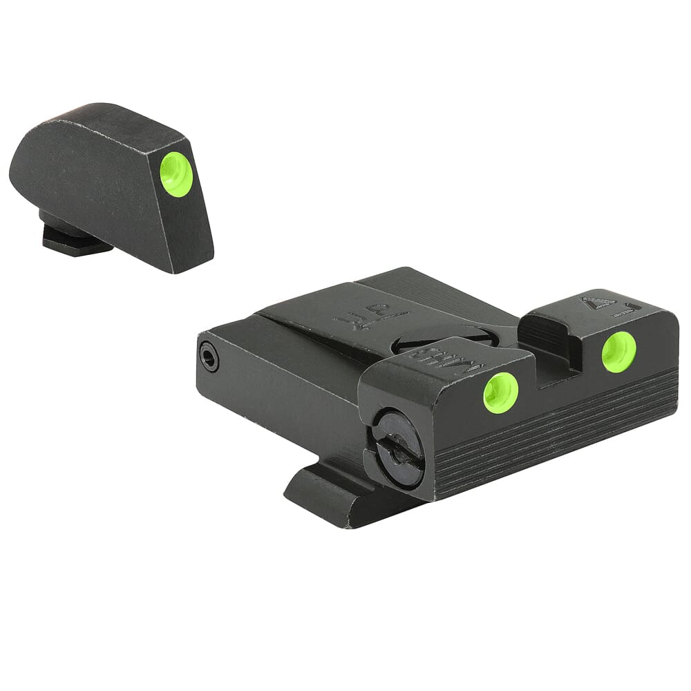 Meprolight Tru-Dot Glock (All Models) Green/Green Adj Pistol Sight Set 202243101