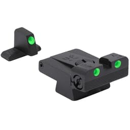 Meprolight Tru-Dot H&K USP FS/Tactical/Expert Adjustable Green Rear/Front Tritium Illum Pistol Sight Set 0215163101
