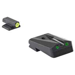 Meprolight Hyper-Bright Kimber 1911 Wedge Fixed Yellow Ring/Green Dot Tritium Illum Pistol Sight Set 0412213121