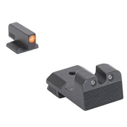 Meprolight Hyper-Bright Kimber 1911 Fixed Orange Ring/Green Dot Tritium Suppressor Pistol Sight Set 0412303131
