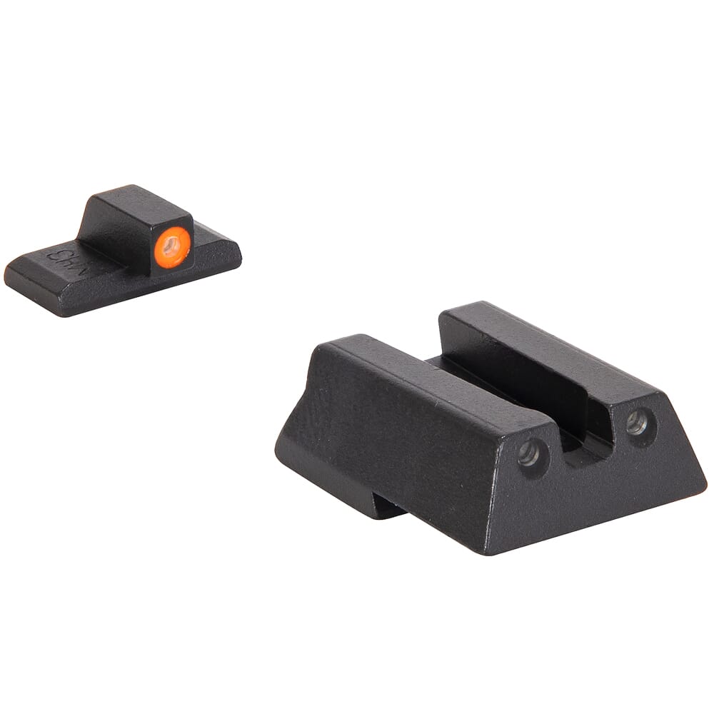 Meprolight Hyper-Bright H&K 45/45C/P30/VP9/SFP9 (Not VP2020) Fixed Orange Ring/Green Dot Tritium Illum Pistol Sight Set 0415453131