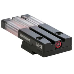 Meprolight FT Bullseye H&K 45/45C/P30/VP9/SFP9 (Not VP2020) Red Fiber-Tritium Illum Rear Optical Pistol Sight 0631253408