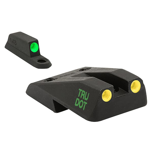Meprolight Tru-Dot Kriss Sphinx Green/Yellowellow Fixed Pistol Sight Set 112003201