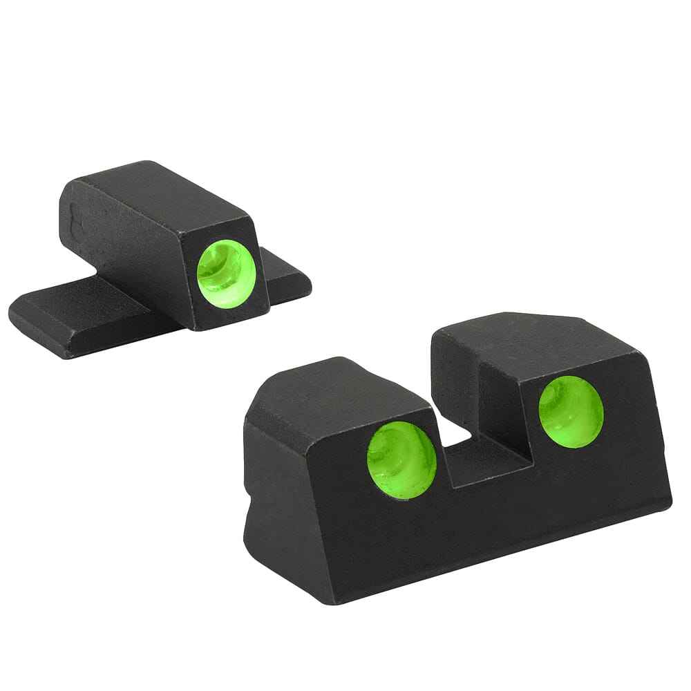Meprolight Tru-Dot Springfield XD 9mm/.40 Green/Green Fixed Pistol Sight Set 114103101