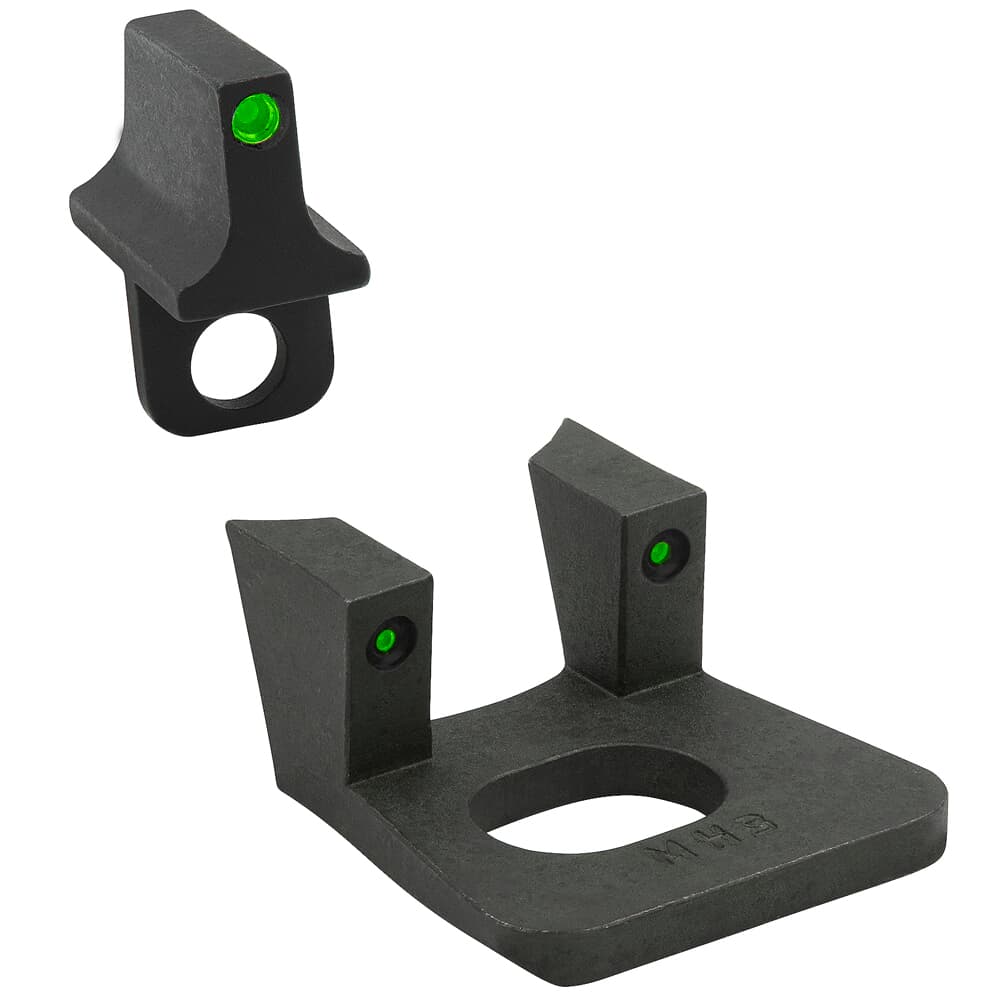 Meprolight Tru-Dot H&amp;K MP5/91/93/94 Fixed Green Rear/Front Tritium Illum Sight Post Set 1315063101