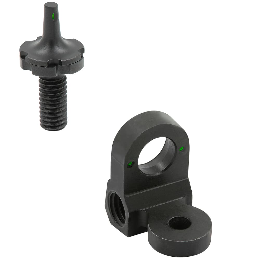 Meprolight Tru-Dot AR15/M16 A1/A2 Fixed Cone-Shaped Green Front/2-Dot Rear Tritium Illum Sight Post Set 1316183101