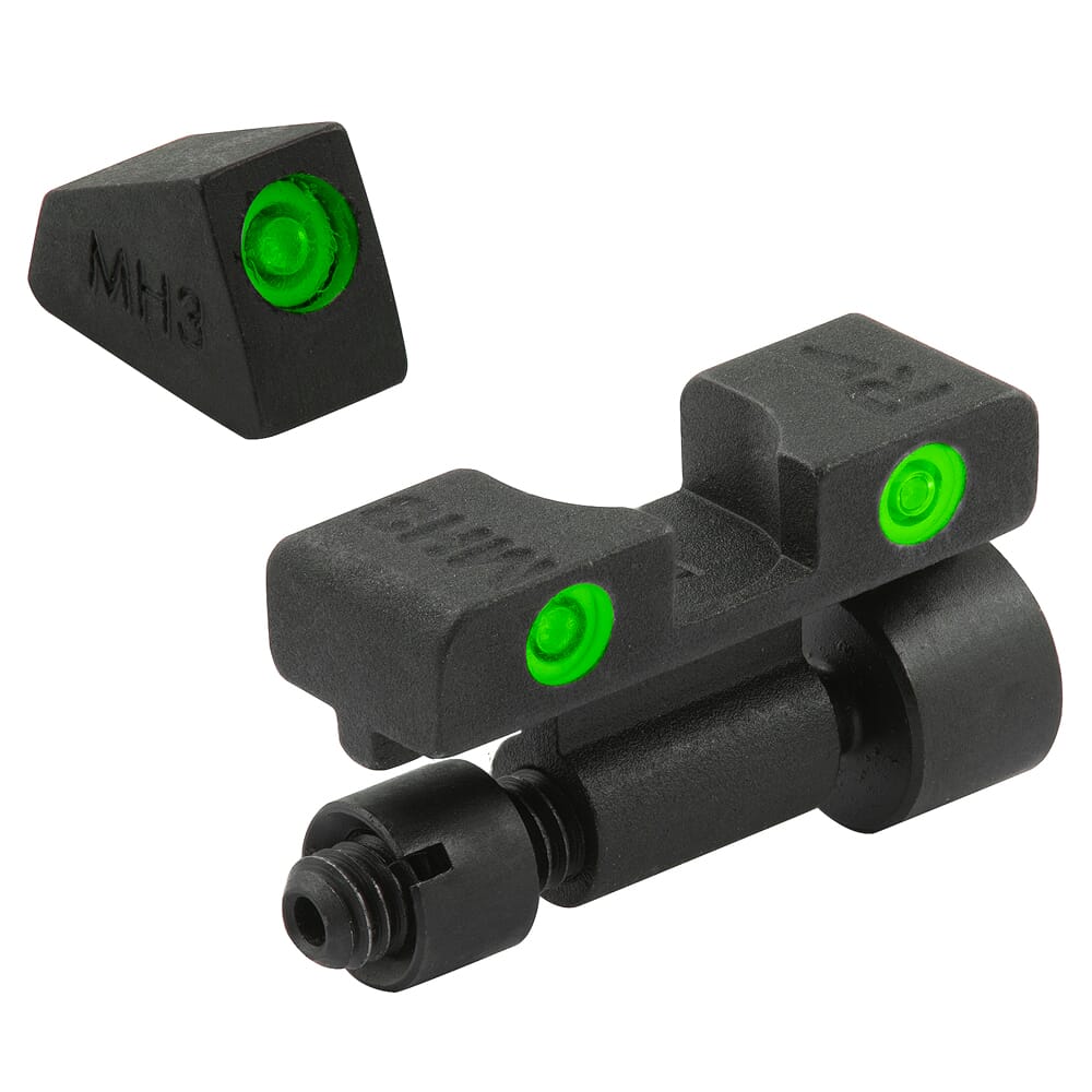 Meprolight Tru-Dot S&W K,L,N Rev. Green/Green Adj Pistol Sight Set 227703101