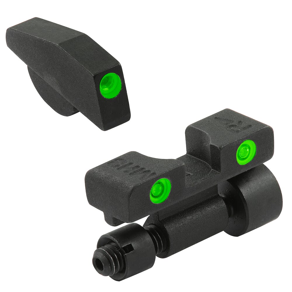 Meprolight Tru-Dot S&W K,L,N Rev. (Pinned F.S) Green/Green Adj Pistol Sight Set 227713101