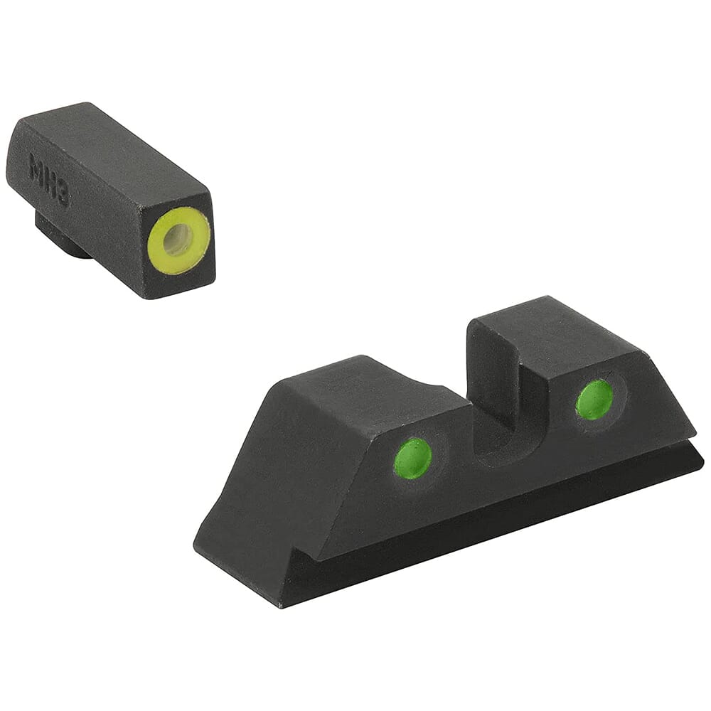 Meprolight Hyper-Bright Springfield XDM Yellow Ring/Green Fixed Pistol ...