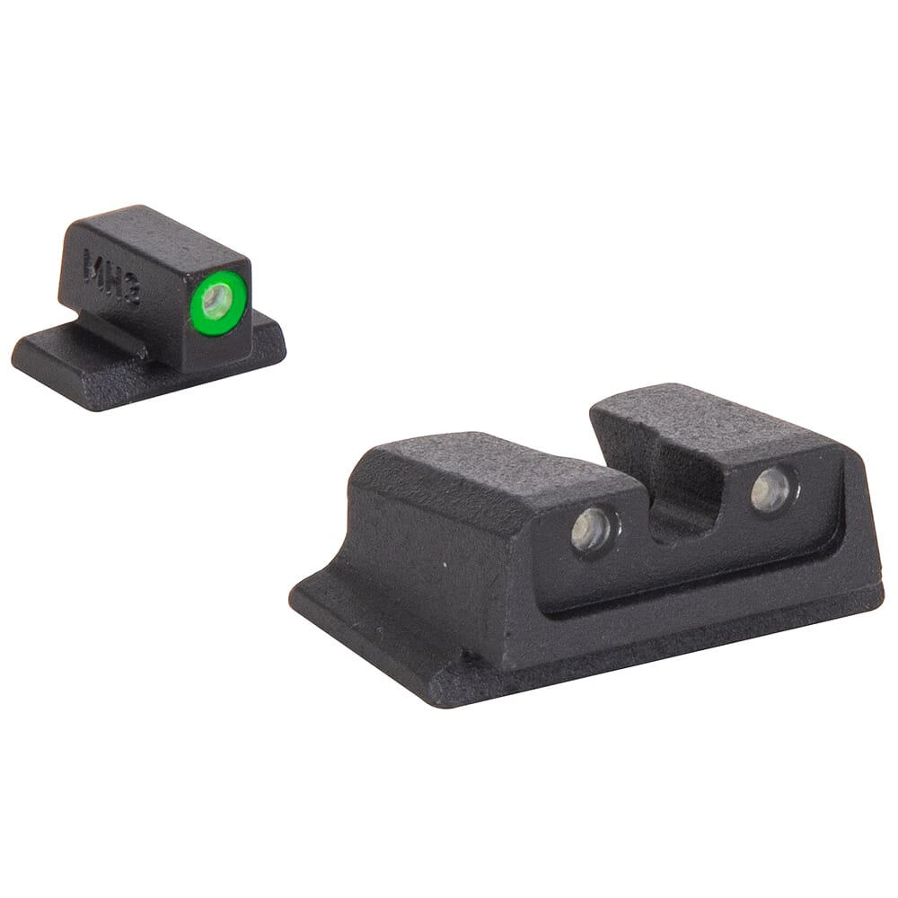 Meprolight Hyper-Bright S&W M&P Full-Size Green Ring/Green Fixed Pistol Sight Set 417663111