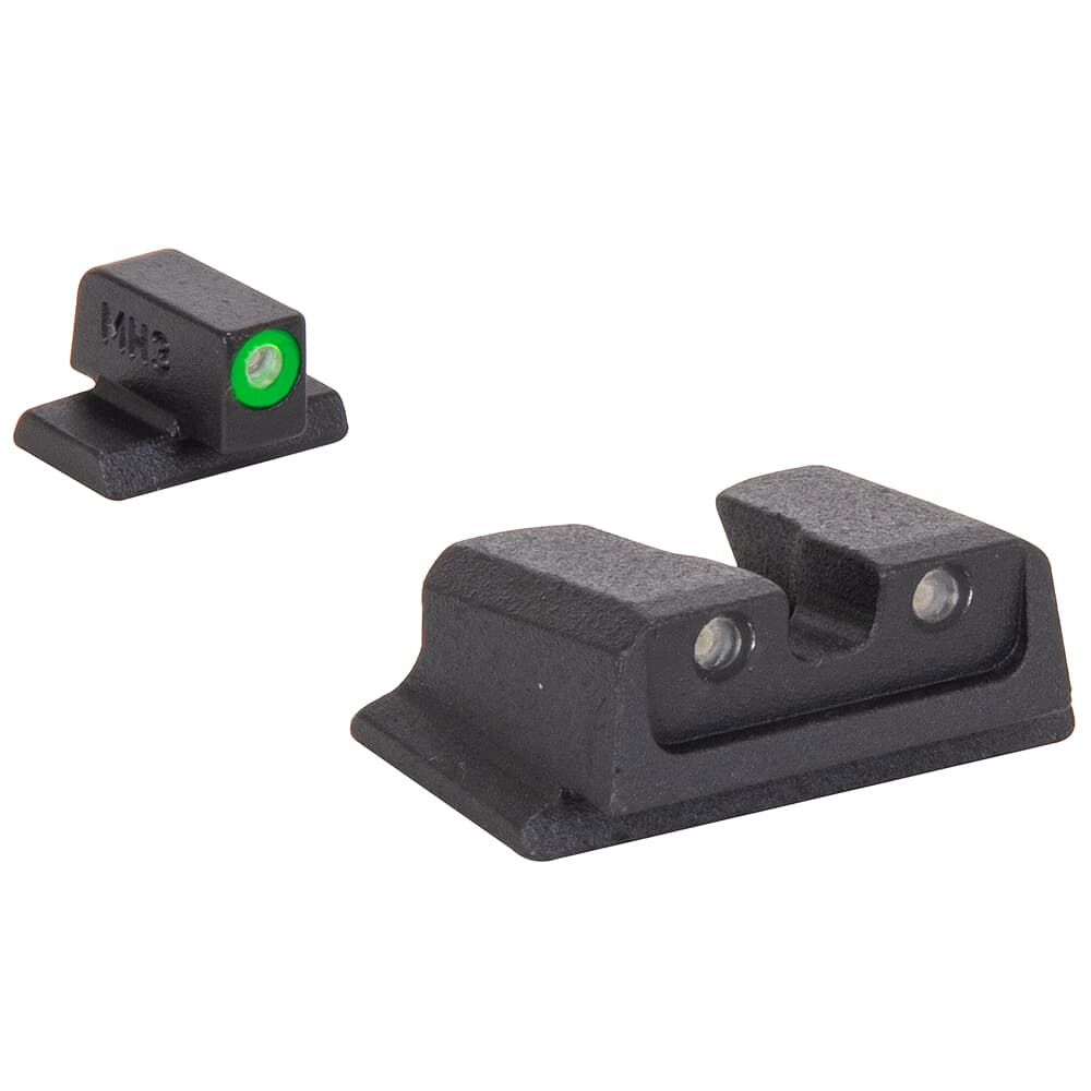 Meprolight Hyper-Bright S&amp;W M&amp;P Full-Size Green Ring/Green Fixed Pistol Sight Set 417663111