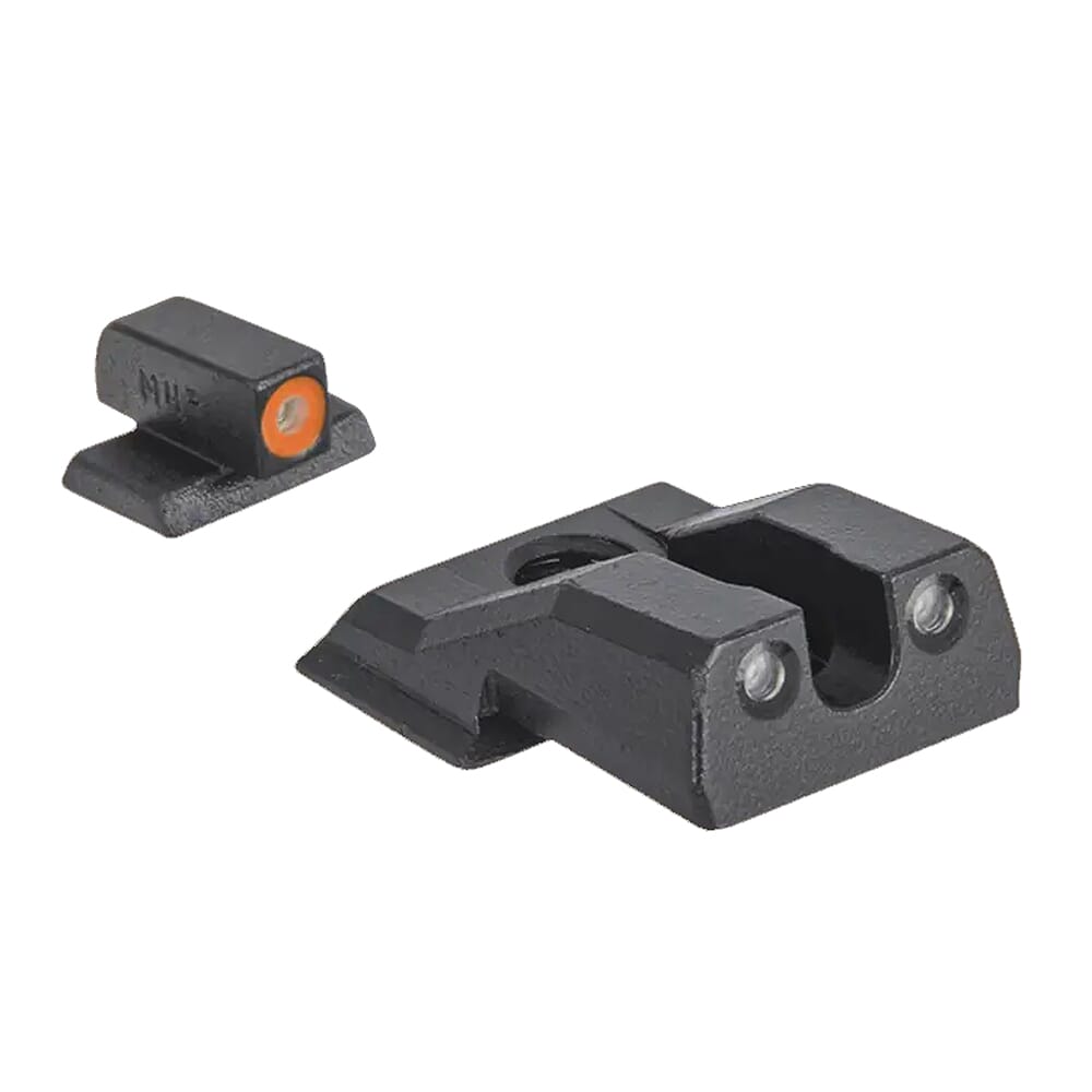 Meprolight Hyper-Bright S&W M&P EZ Orange Ring/Green Fixed Pistol Sight Set 417713131