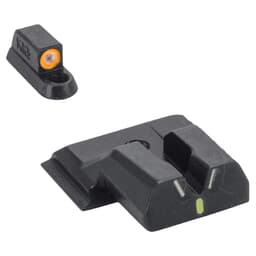 Meprolight Hyper-Bright V-Sight S&W M&P Shield Orange Ring/Green Fixed Pistol Sight Set 417753131