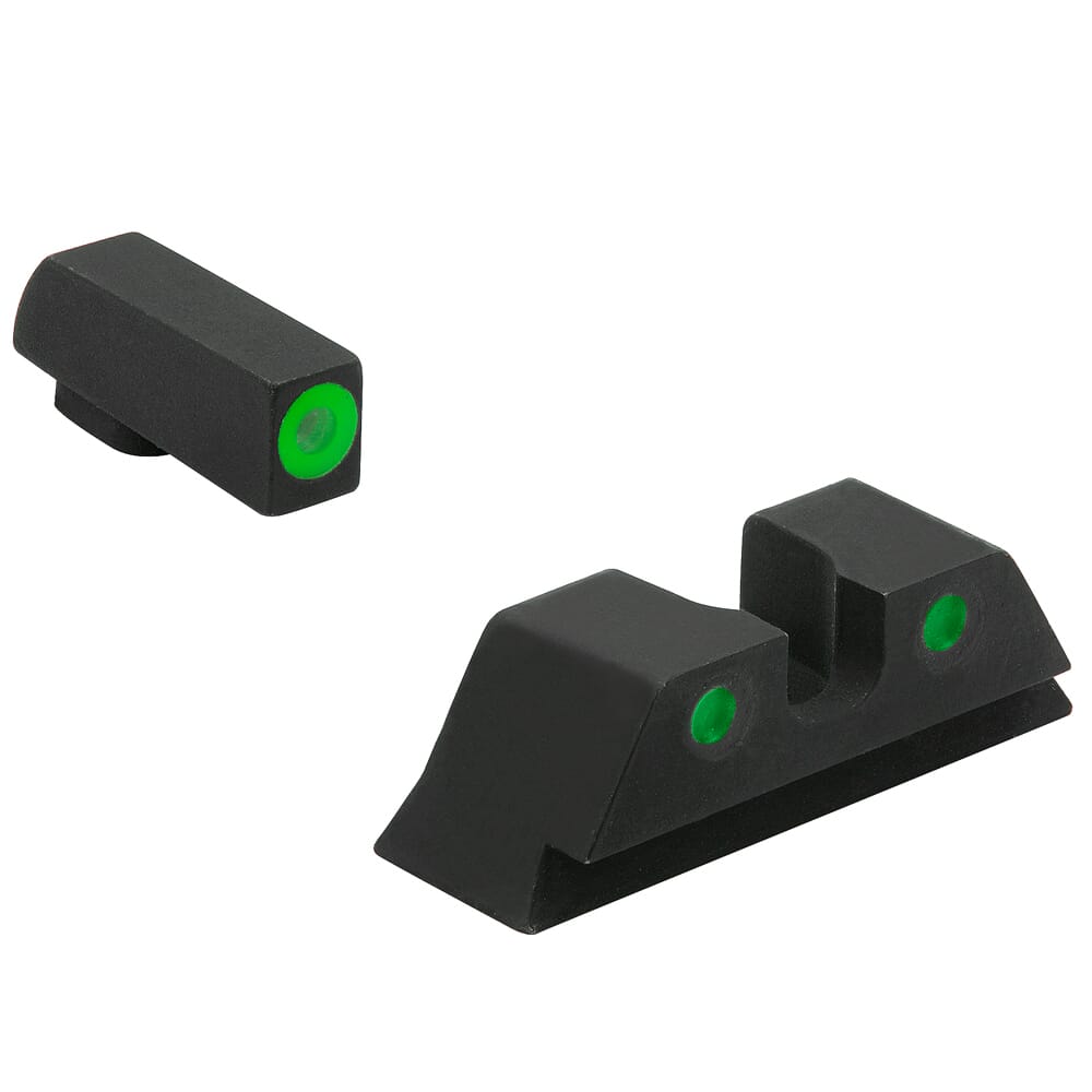 Meprolight Hyper-Bright Taurus G3C Green Ring/Green Fixed Pistol Sight Set 465003111