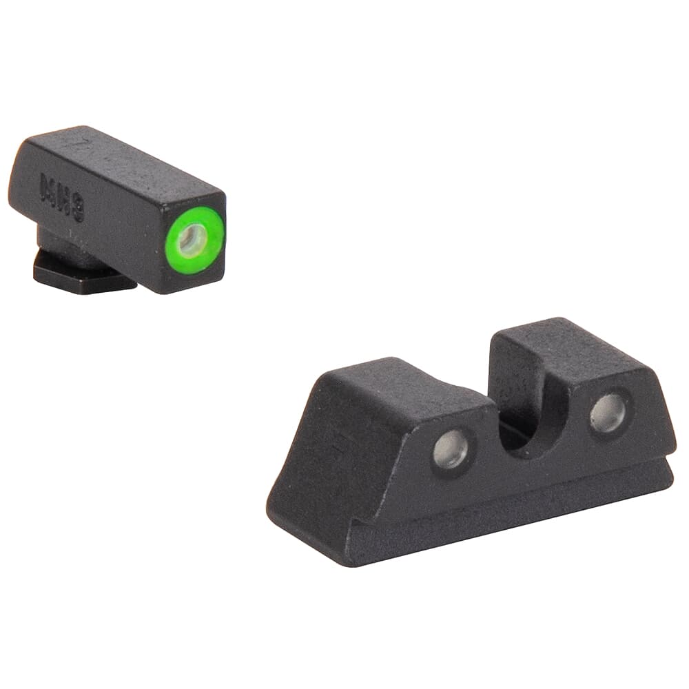 Meprolight Hyper-Bright Taurus GX4 Green Ring/Green Fixed Pistol Sight Set 465013111