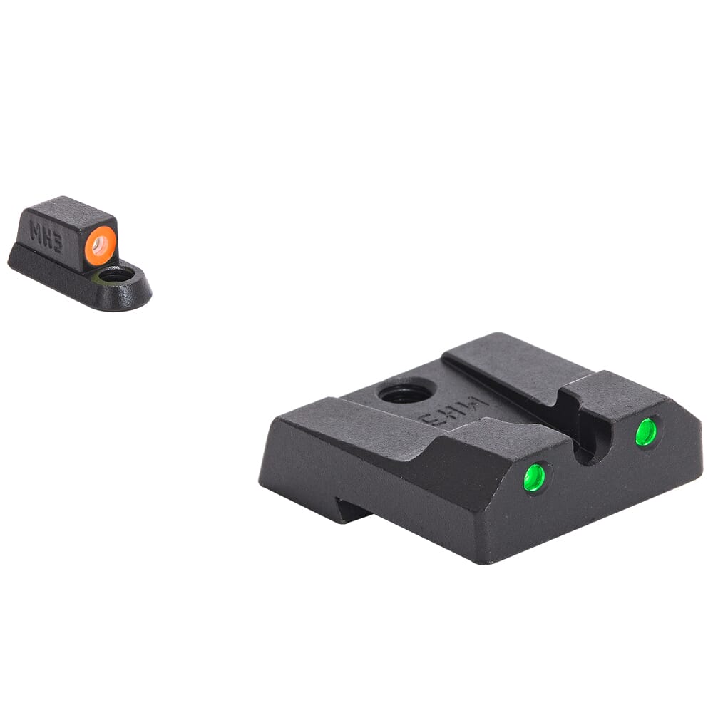 Meprolight Hyper-Bright CZ P10 Orange Ring/Green Fixed Pistol Sight Set 477863131