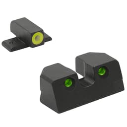 Meprolight Hyper-Bright IWI Masada Yellow Ring/Green Fixed Pistol Sight Set 495873121
