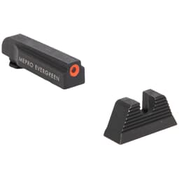Meprolight Evergreen Glock (All Models) Orange Ring/Blank Pistol Sight Set 83101001
