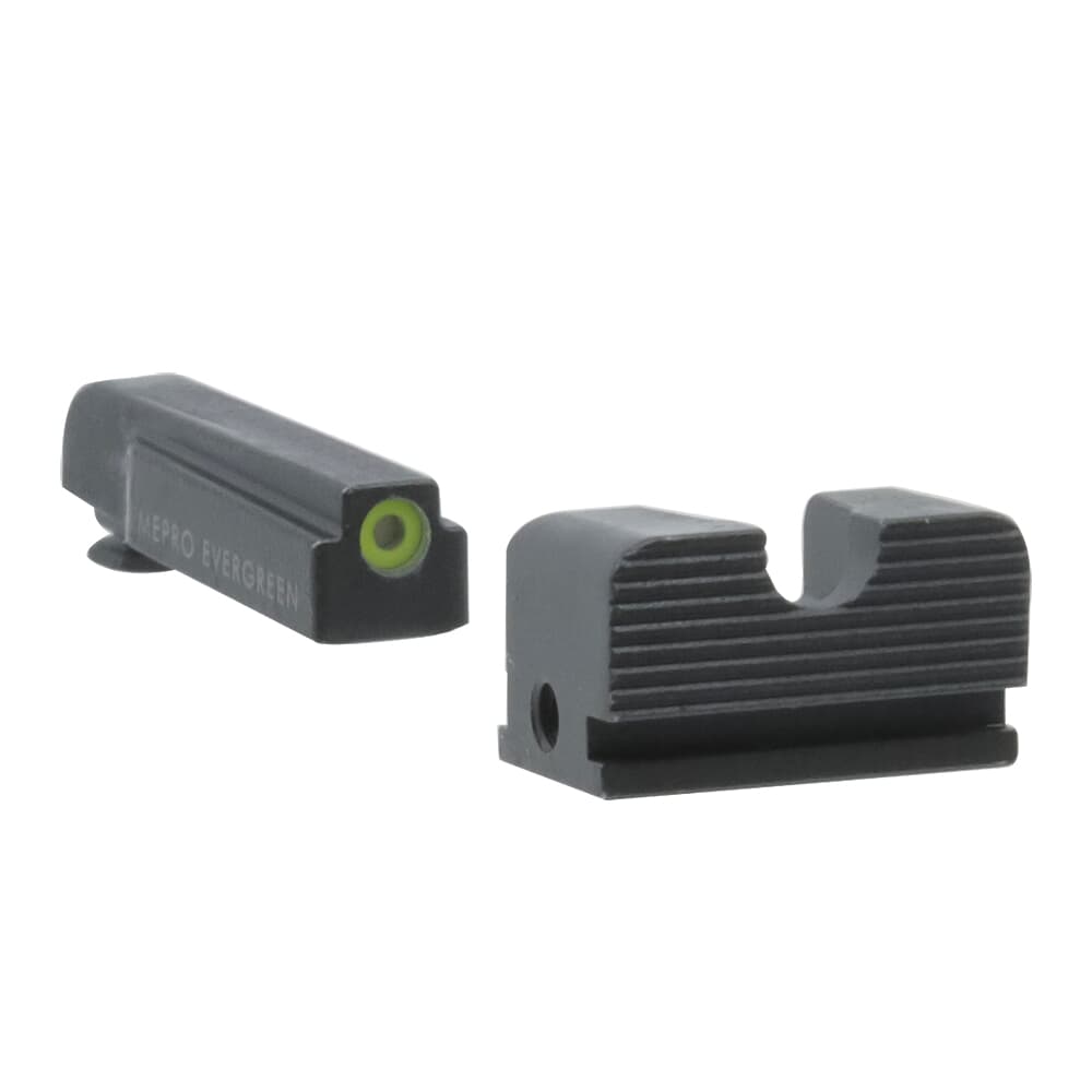 Meprolight Evergreen Walther PPQ Yellow Ring/Blank Pistol Sight Set 83301021