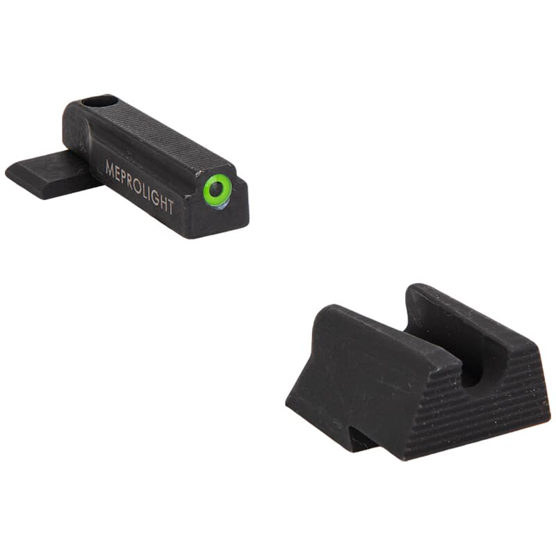 Meprolight Evergreen H&amp;K 45/P30/VP9/SFP9 (Not VP2020) Green Ring/Blank Pistol Sight Set 83201051