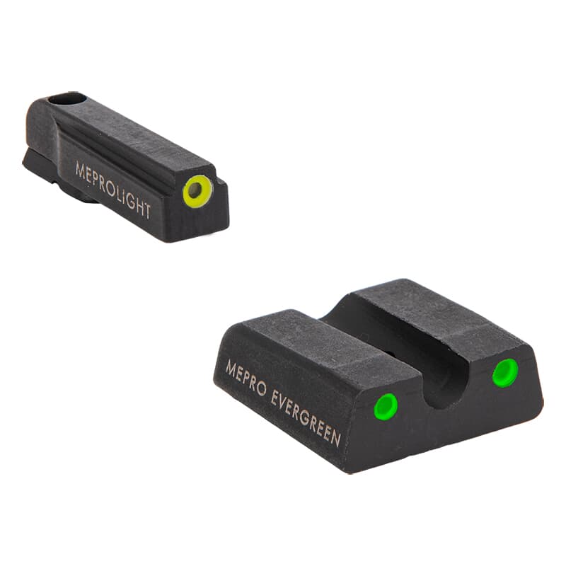 Meprolight Evergreen CZ P07/09 Yellow Ring/Green Pistol Sight Set 83300012