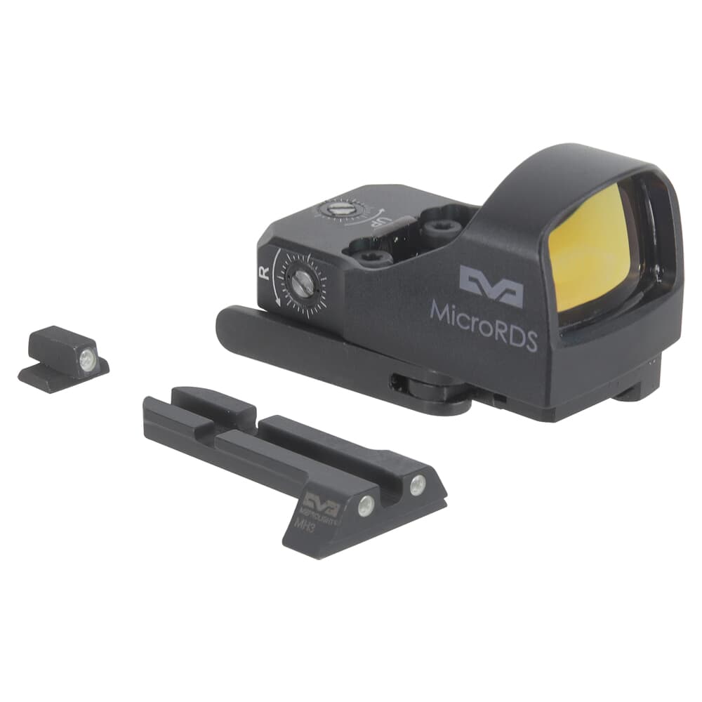 Meprolight microRDS Canik TP Series Red Dot Sight Full Kit w/Backup Night Sight Set &amp; QD Adapter 88070511