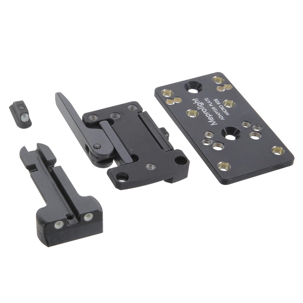 Meprolight microRDS CZ 75/85/SP01 Adapter Kit w/Backup Night Sight Set, QD Adapter & Optics Adapter Plate 88071501