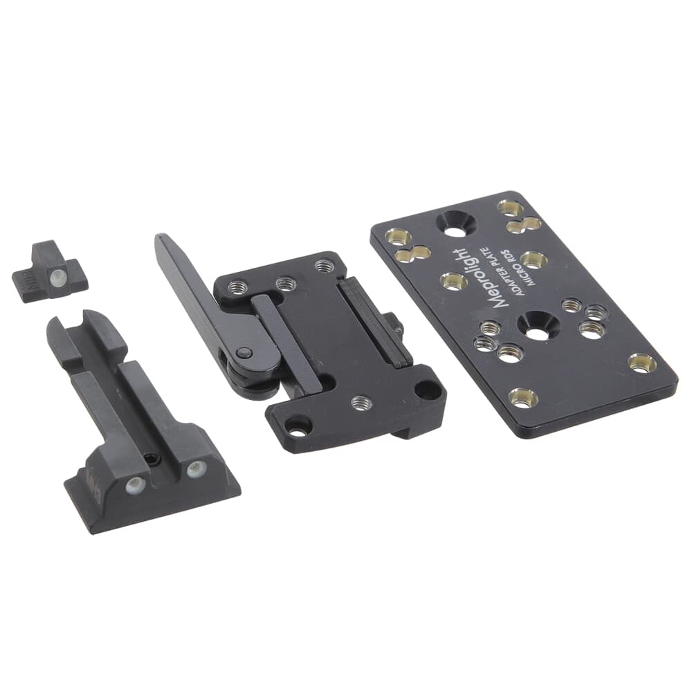 Meprolight microRDS S&amp;W M&amp;P Adapter Kit w/Backup Night Sight Set, QD Adapter &amp; Optics Adapter Plate 88071504
