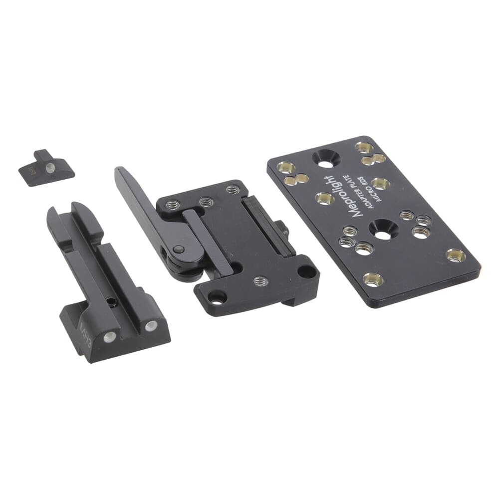 Meprolight microRDS IWI Jericho (Except Jericho II/Enhanced) Adapter Kit w/Backup Night Sight Set, QD Adapter & Optics Adapter Plate 88071506