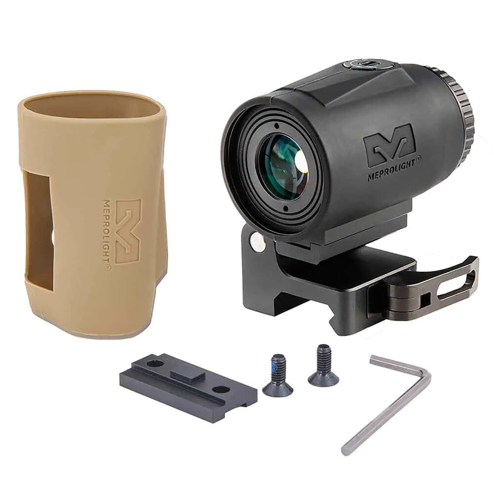 Meprolight MMX3 3x Micro Magnifier w/Quick-Flip Mount 8016000100