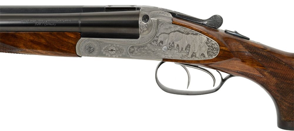 Merkel SXS Sidelock Safari 470 NE Double Rifle | Flat Rate Shipping ...