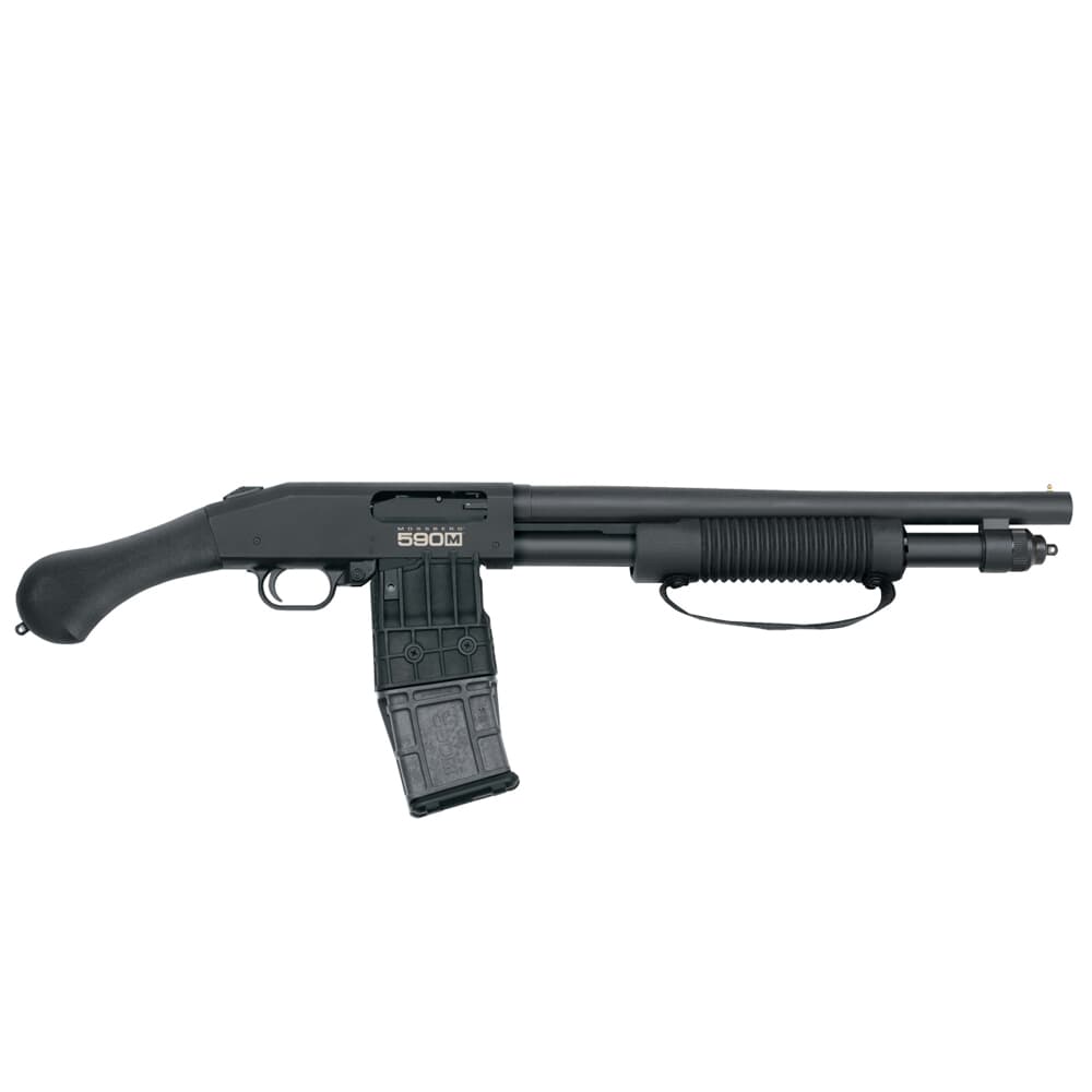 Mossberg 590M Shockwave Mag-Fed 12ga 14.375&quot; Bbl 10+1 Black Shotgun 50208