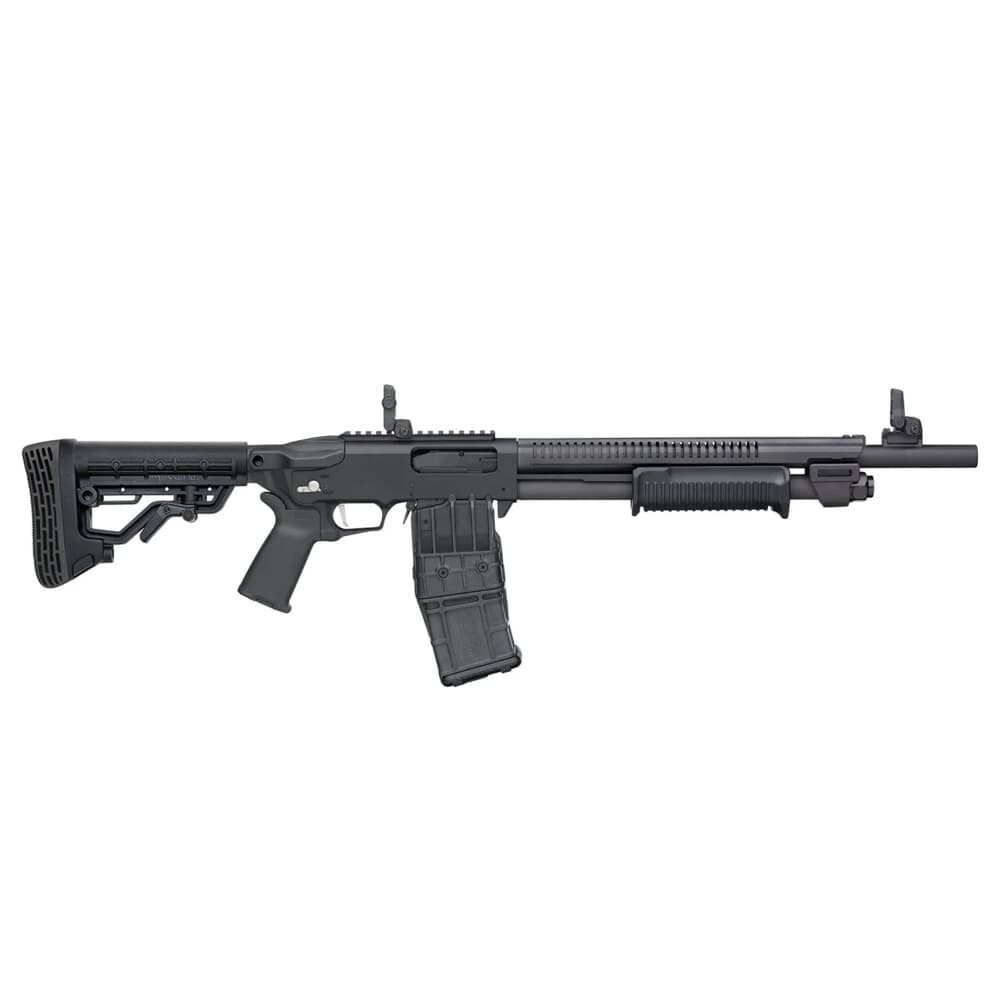 Mossberg 590RM Tactical 12ga 18.5&quot; Bbl Mag Fed MLOK Shotgun w/AR Style Stock &amp; Grip 50213